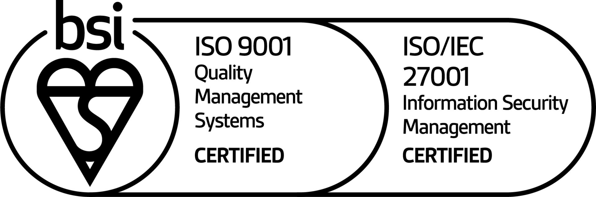 Logo ISO27001 + ISO9001